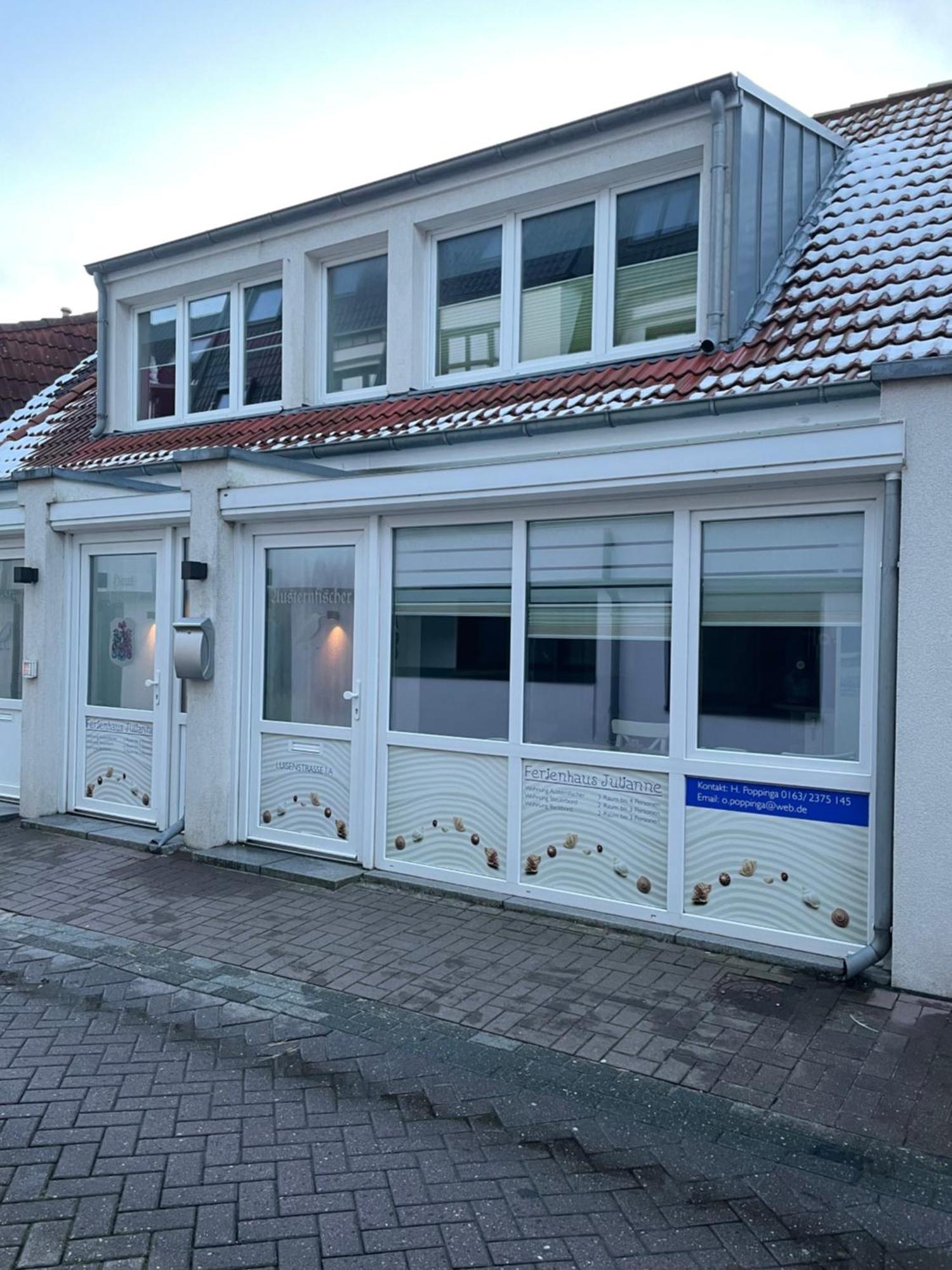 Haus Julianne, Wohnung Backbord, Familie Poppinga นอร์เดอร์ไน ภายนอก รูปภาพ